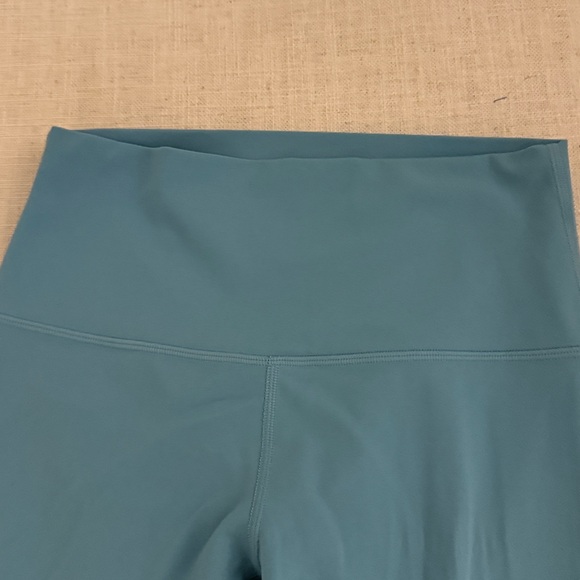 Turquoise Blue Lululemon athletica leggings - Picture 2 of 4